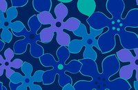 Forbo Flotex Floral 500009 Field Lagoon, 620012 Blossom Blueberry