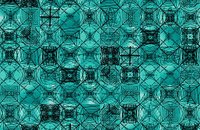 Forbo Flotex Pattern 880002 Pyramid Ocean, 740006 Tension Emerald