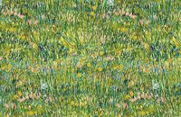 Forbo Flotex Pattern 890002 Facet Lake, 941 Van Gogh Patch of Grass